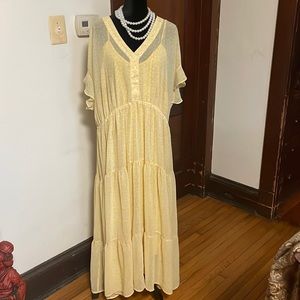 Plus size maxi dress.